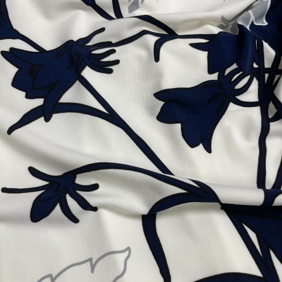 RALPH LAUREN Surplice V-Neck Cap Sleeve Pleated Waist Floral Print Dress - Picture 6 of 7